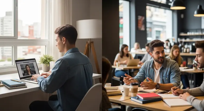 Modalidades online e presenciais adaptáveis Modalidades online e presenciais adaptáveis